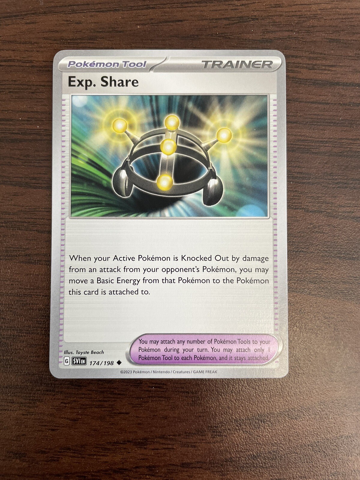 Exp. Share 174/198 SV1 Scarlet & Violet Base Non Holo Pokemon Card NM