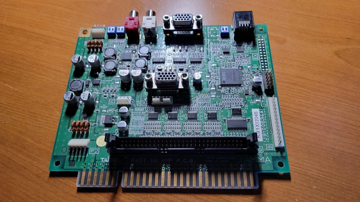 TAITO ビュウリックス FAST I/O AMP PCB K91X1204B FS - Taito Fast IO AMP PCB K91X1204B K91X1207B Boards NOS