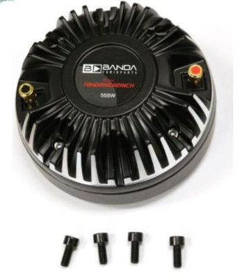 BANDA TBHDRIVER2INCH TITANIUM DIAPHRAGM COMPRESSION DRIVER W/INLCUDED BOLTS TOP