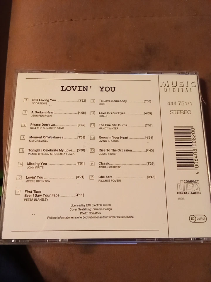 CD Lovin' you - Bild 2 von 2