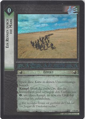 CCG 254 Lord of the Rings /Hobbit DZT Foil 4R168 A Race through the Mark