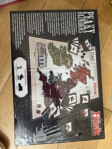 RISK PEAKY BLINDERS BOARD GAME brand new with book risk sealed - Picture 8 of 8