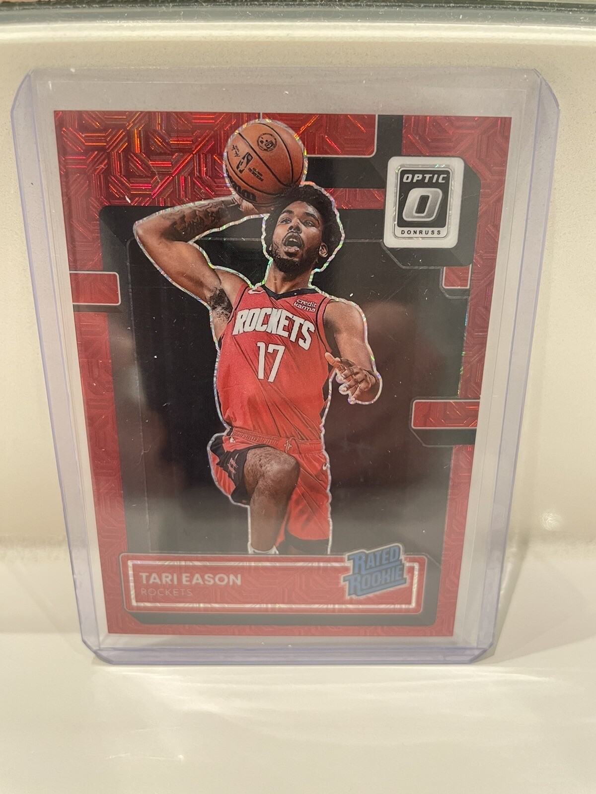 2022-23 Donruss Optic Choice Red #203 Tari Eason /88 Rockets Color Match 📈🔥