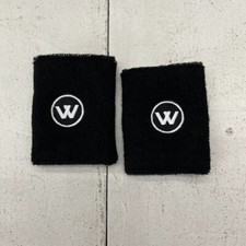 Support  Protect Black 2 Pack Elastic Sweat Wrist Bands NEW