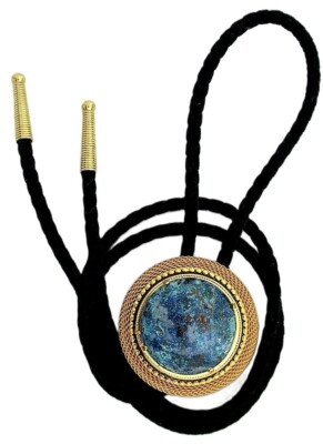 30mm Round Sonoran Quattro Quantum Cab Mesh Bolo Tie Cord Tips EPBT299/92424