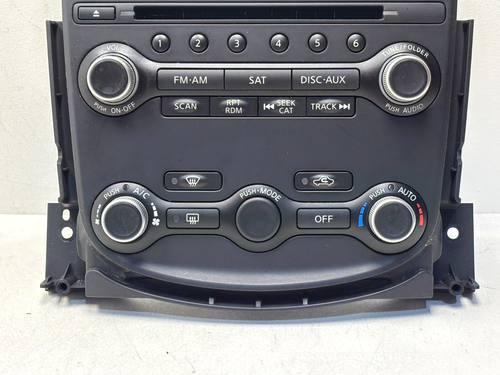 2012-2014 Nissan 370z Dash Radio Audio Navigation Climate Control Panel PO31 OEM - Picture 3 of 6
