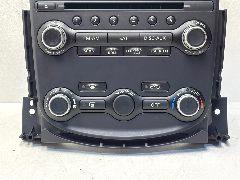 2012-2014 Nissan 370z Dash Radio Audio Navigation Climate Control Panel PO31 OEM - Изображение 3 из 4