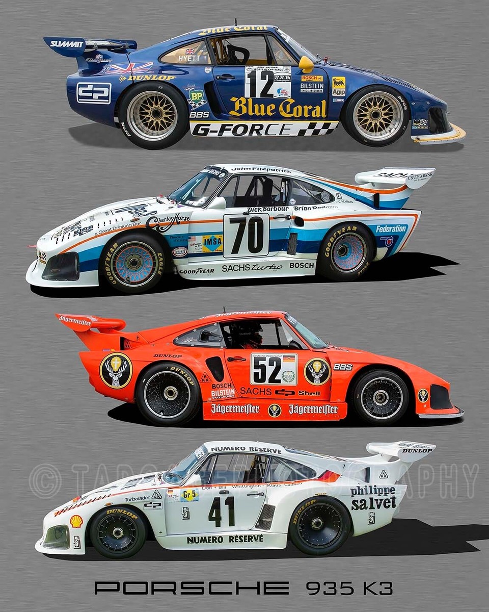Porsche 935 K3 Slant Nose Race Car Photo CA2361 | eBay