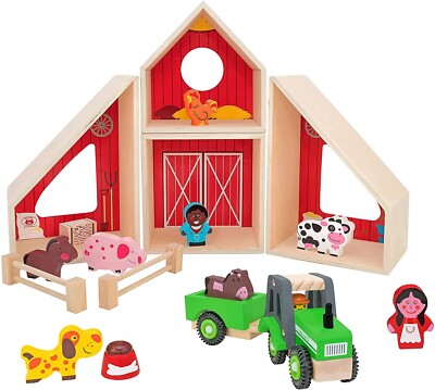 Fattoria Giocattolo Fattoria Di Legno Fattoria Di Legno In