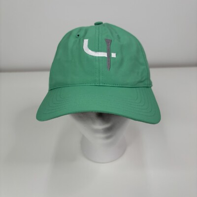Adidas Taylor Made Green Golf Hat Embroidered Logo Adjustable Hook & Loop
