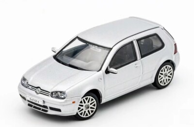GCD 1:64 Silver VW Golf MK4 GTI 2 Doors Sports Model Diecast Metal