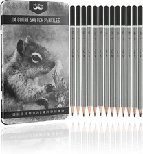 Mr. Pen- Sketch Pencils for Drawing, 14 Pack, Drawing Pencils, Art Pencils, Grap