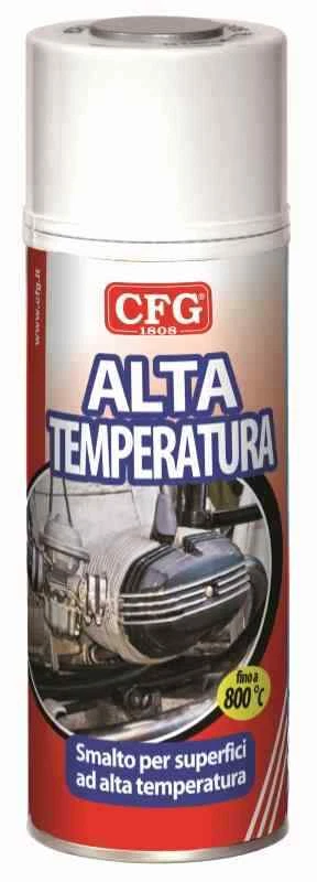 VERNICE SPRAY CFG 400ML METALLIZZATO SPECCHIANTE FLUORES ALTA TEMPERATURA SMALTO - Immagine 2 di 4