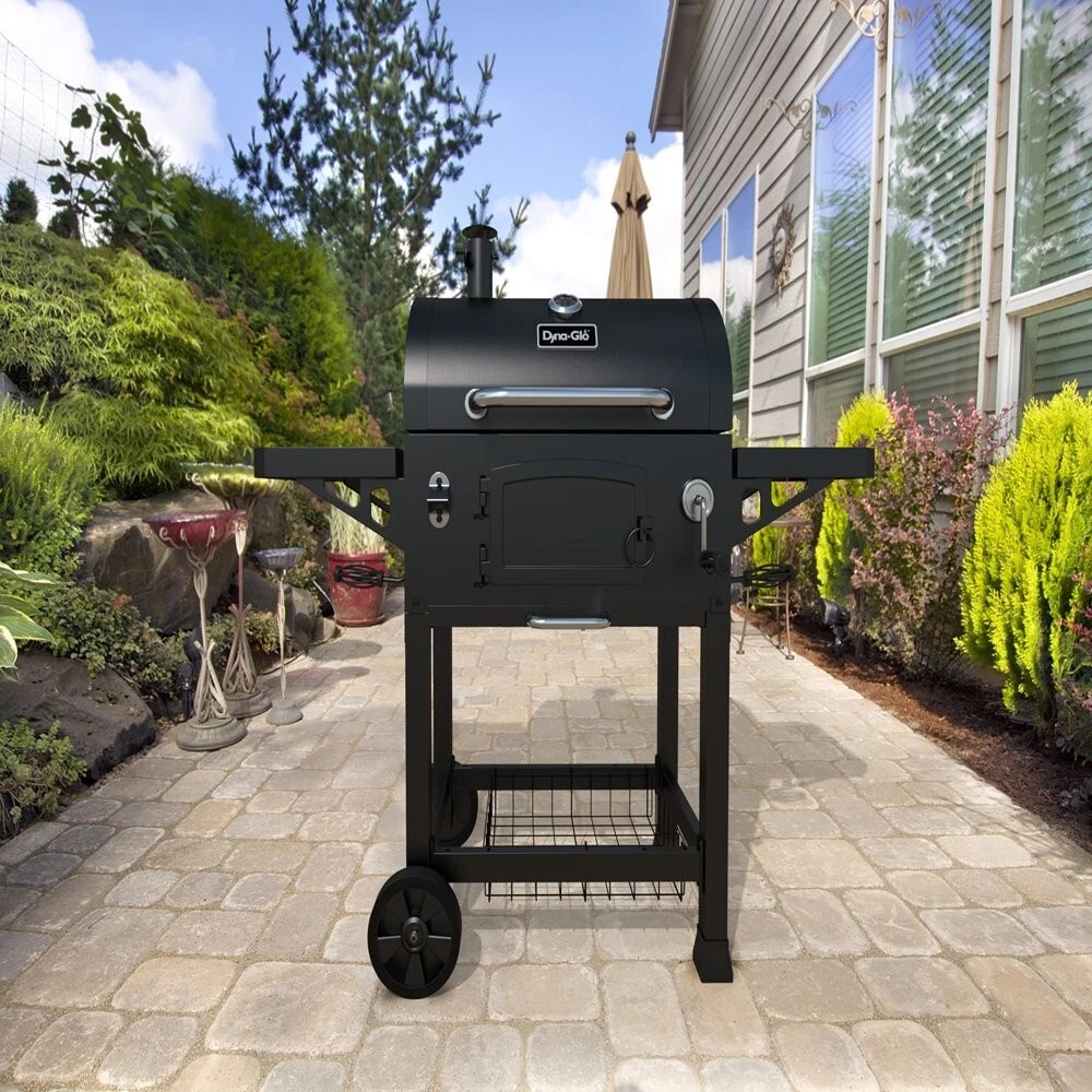 Dyna-Glo DGN486DNC-D Large Heavy-Duty Charcoal Grill Portable Charcoal  Barbecue | eBay