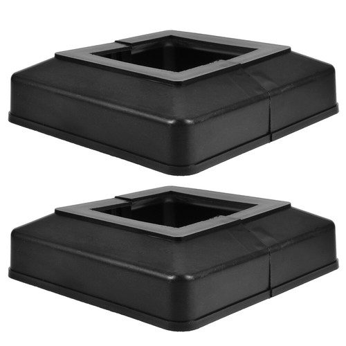 2 Pcs Dekorative Abdeckung Aus Vierkantrohr Säule Wraps Korridore Pfostenkappe - Bild 11 von 12