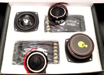 2.5'' CRITICAL MASS DASH SPEAKER AUDIO COMPONENTS BEST JL ALPINE JBL ADS HERTZ