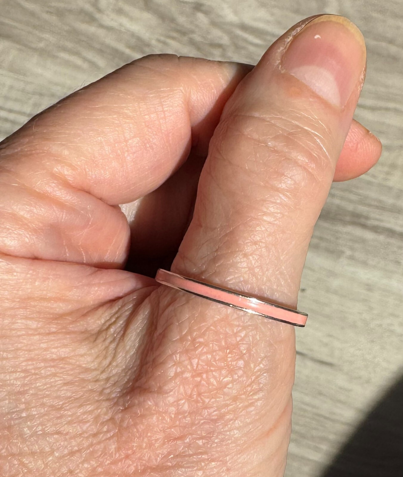 925 Sterling Silver Stackable Expressions Pink En… - image 5