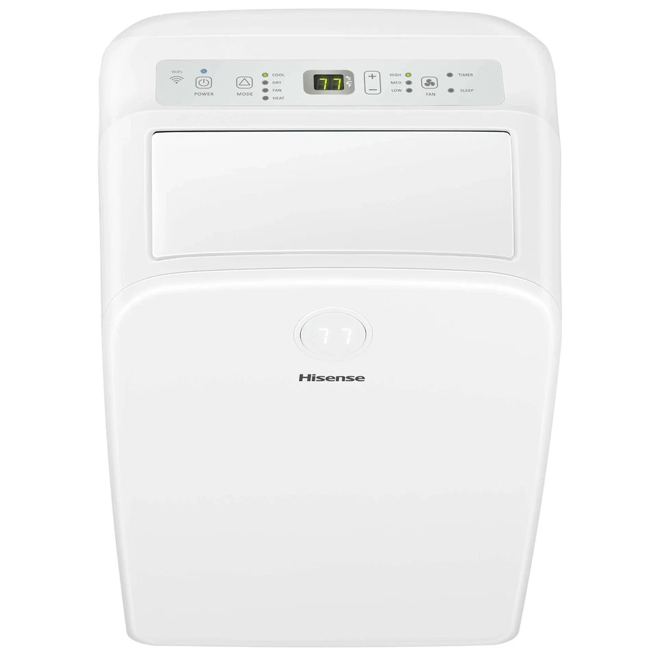 Hisense AP55023HR1GD 8000-BTU DOE 115 В белый вентилируемый портативный кондиционер - Изображение 3 из 4