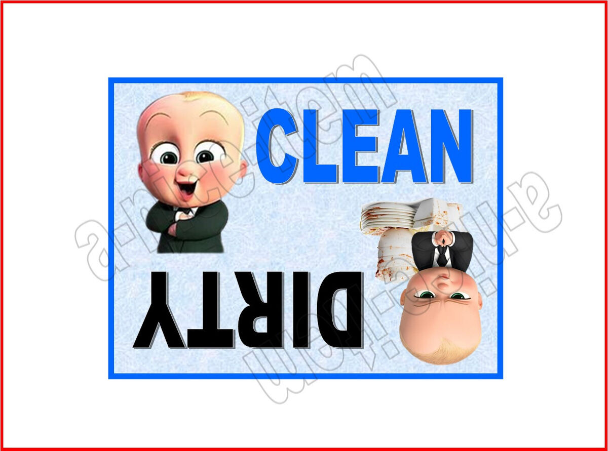 Dishwasher Magnet Clean Dirty Sign Funny