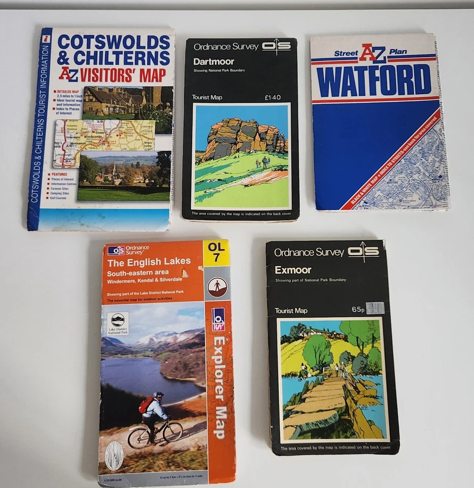 UK Ordinance Survey Maps Booklets Job Lot Bundle X20 - Image 4 of 4