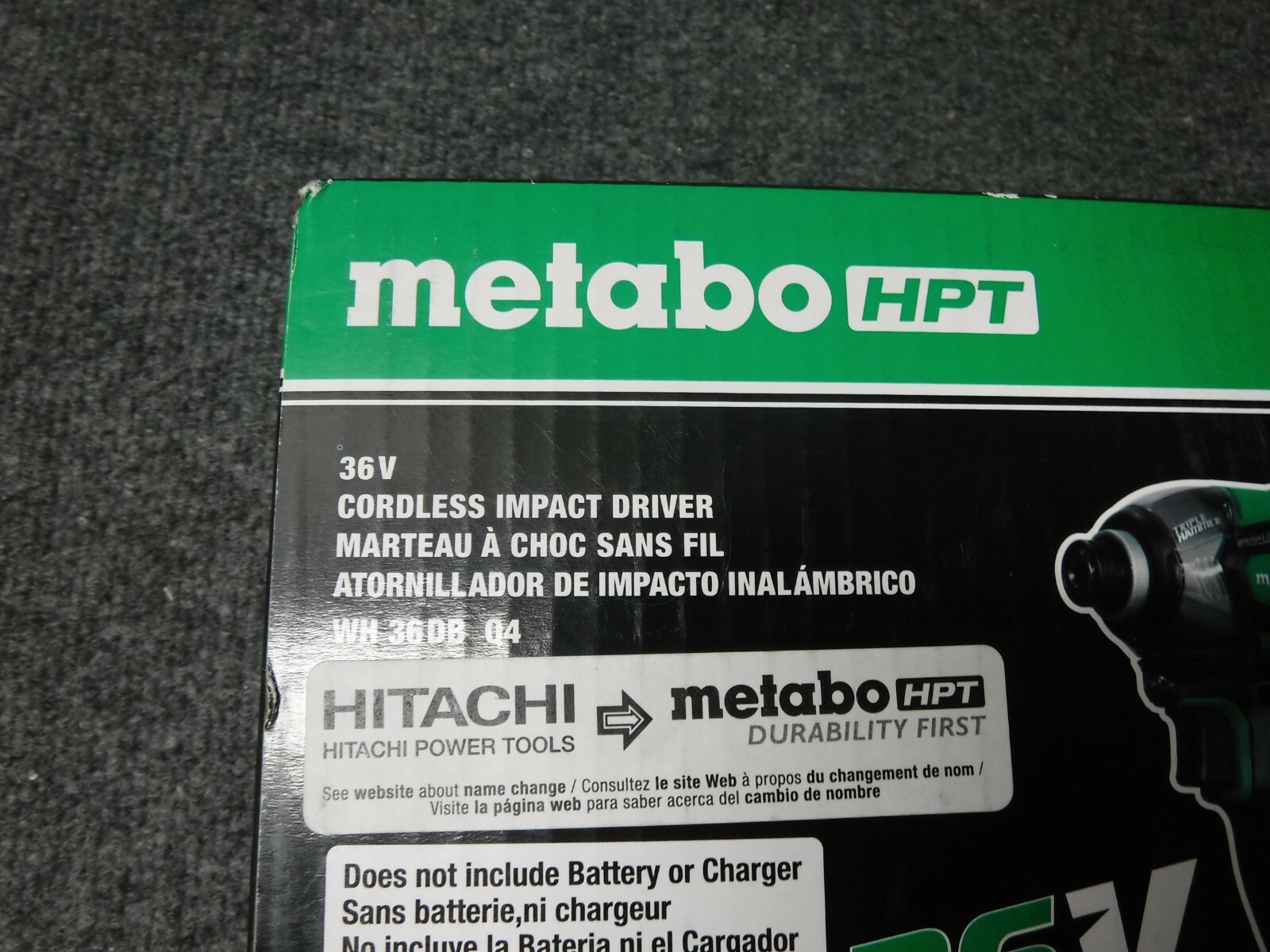 NEW* Metabo HPT MultiVolt 36-Volt 1/4 