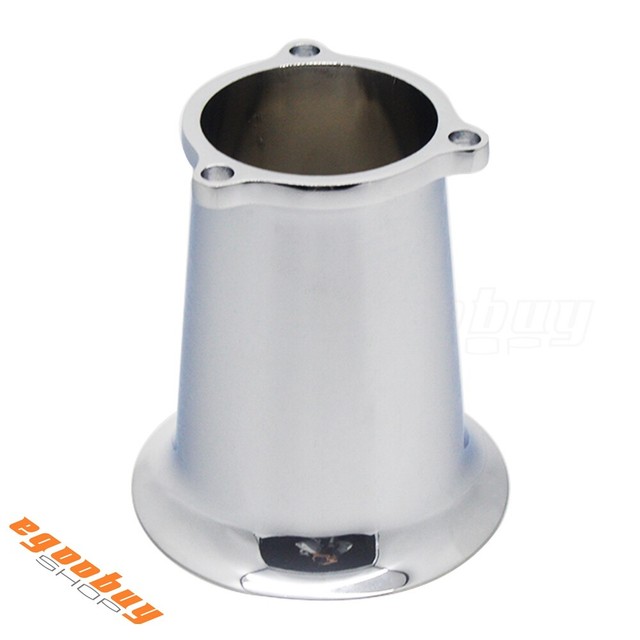 Chrome CV Air Filter Cleaner Adapter Plate for Harley S&S Super E G