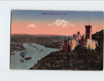 #ad Postcard Schloß Stolzenfels a. Rh. Koblenz Germany $3.49