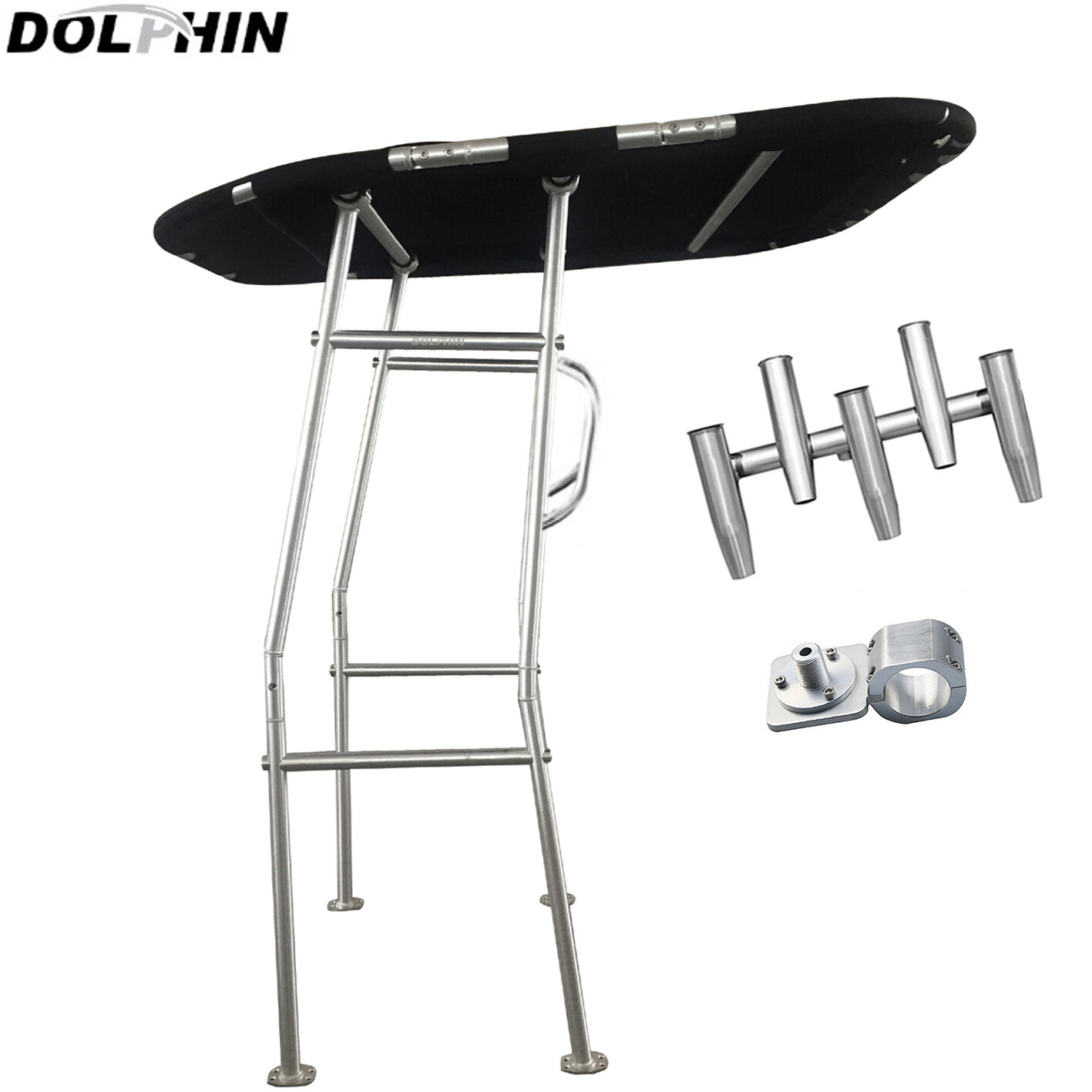 Promotion Dolphin Upgraded Pro T Top W Grab Handles+ 5 Rod Holder+ Antenna Mount