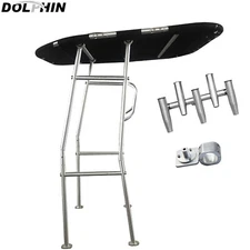 Promotion Dolphin Upgraded Pro T Top W Grab Handles+ 5 Rod Holder+ Antenna Mount