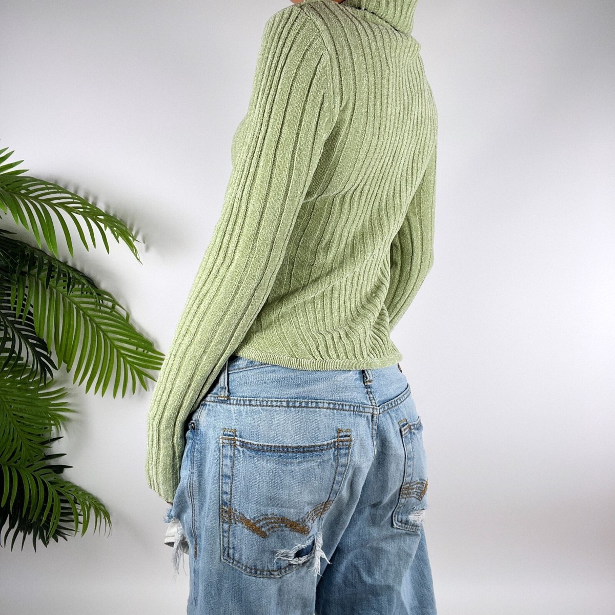 ニット+セーター Kastane - amiur high neck chewy knit Aran Super Soft Cowl Neck Sweater Sunshine