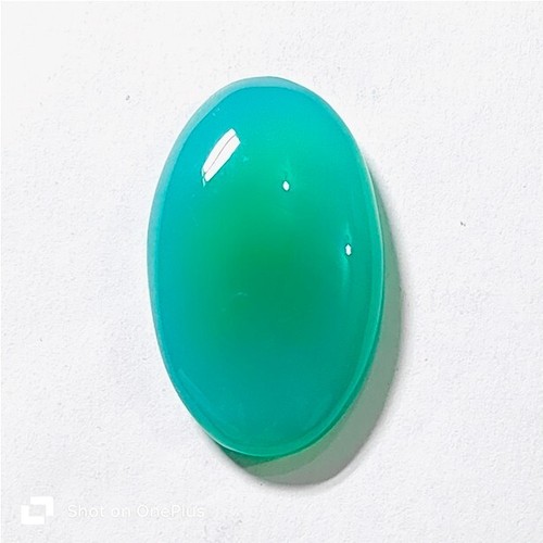 Green Chalcedony Natural Chalcedony Cabochon Loose Gemstone 64 Cts. ME-9118 - Picture 3 of 4