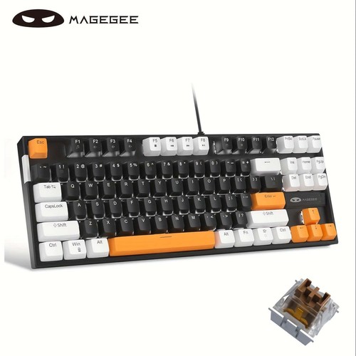 MageGee MK-STAR Mechanical keyboard 87 keys assembled keyboard Wired backlit off - Picture 12 of 17