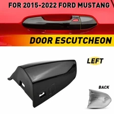 For 2015-2022 Ford Mustang Driver Door Handle Key Lock Cap Hole Cover Bezel PQ