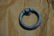 Kitchen Cabinet FURNITURE Hardware Drawer Drop Ring Pull KNOB Antique Verde 