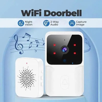 WiFi Sicherheitskamera Bell Telefon APP Drahtlose Smart Video Türklingel RF