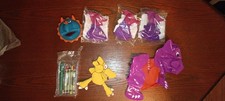 Vintage Runza Dinosaur Finger Puppets Crayons Blow Up Cornelius