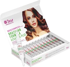 Brazilian Formula Keratin Plus 12 Pack 0.61 oz Each Professional Hair Smoothing