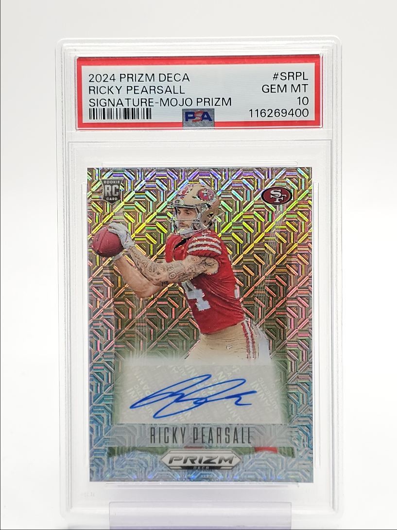 Ricky Pearsall Panini Prizm Deca Signatures #SRPL Mojo Prizm