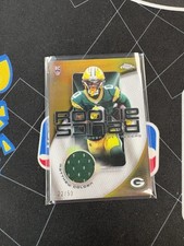 25 Topps Chrome Mathew Golden Gold /50 Patch RC