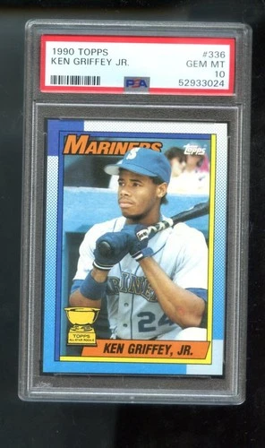 1990 Topps #336 Ken Griffey Jr. All-Star Rookie PSA 10 Graded Baseball Card MLB