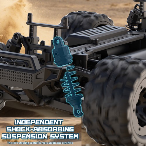 1:18 Scale All Terrain RC Cars 35KM/H High Speed 4WD Electric Vehicle with 2.4G - Picture 7 of 15