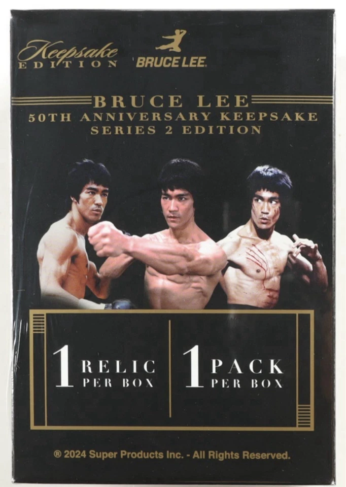 Estuche Keepsake Bruce Lee Collection Serie 2 Hobby 5 cajas (Super Break 2025) Foto 2 de 4