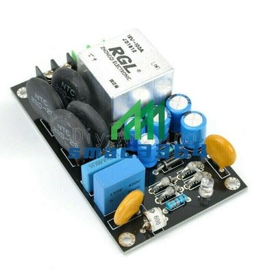 220V 100A Class A Power Amplifier Soft   Delay Temperature Protection Board &ex