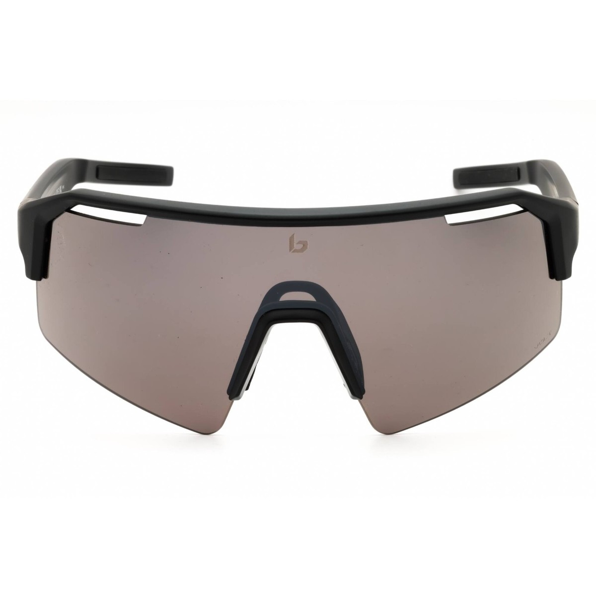 専用② Bolle Unisex Sunglasses Black Matte Shield Half Rim Frame C