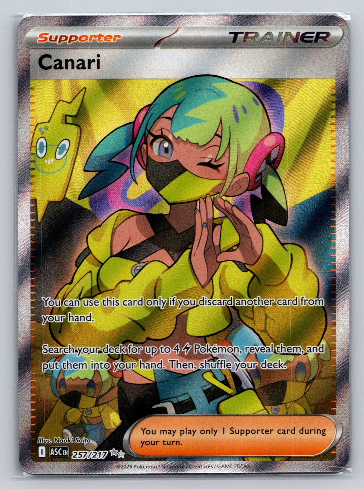 Canari Holo Ultra Rare ME: Ascended Heroes 257/217 NM