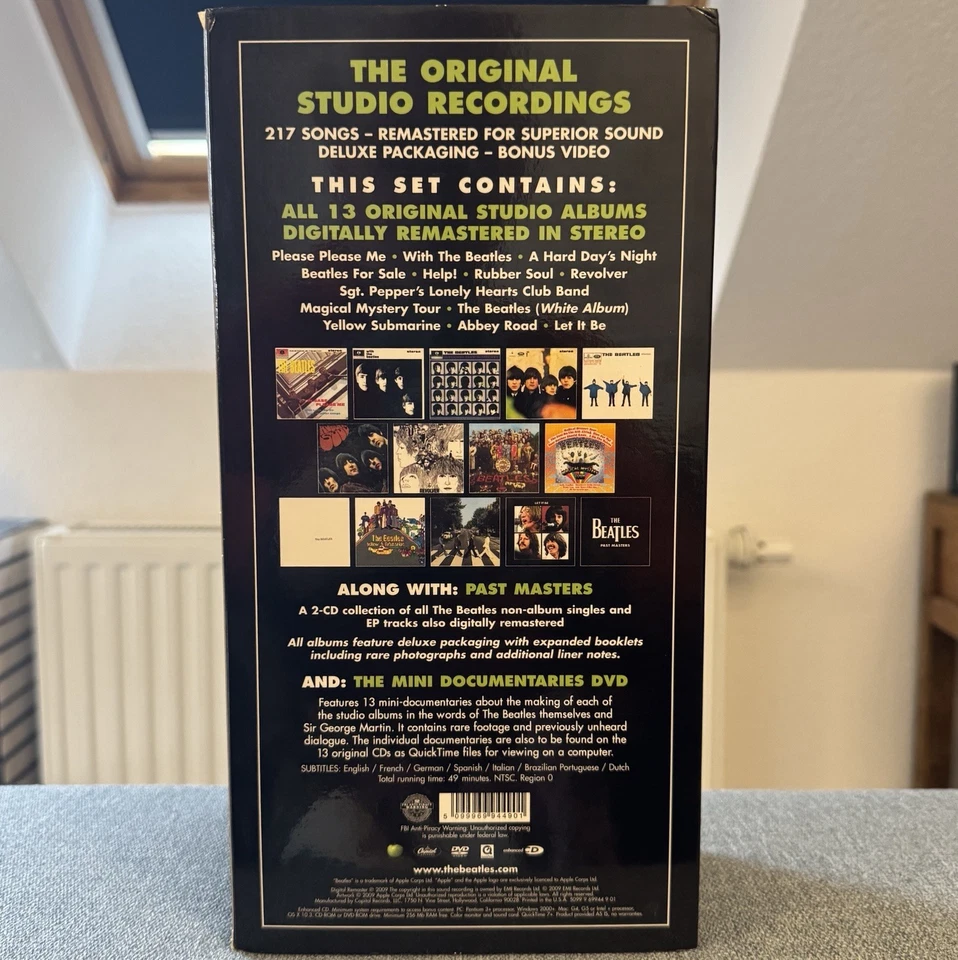 The Beatles Remastered Stereo Boxset 16 CD + DVD - Limited Edition CD Box-Set - Bild 2 von 4