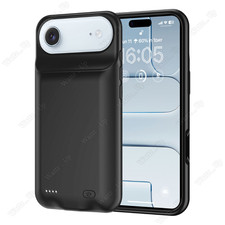External Battery Charger Case Power Bank Cover For iPhone 17 16 15 14 13 12 11 X