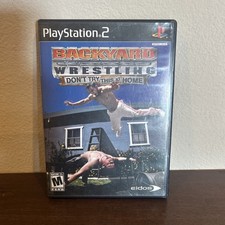 Backyard Wrestling Don't Try This at Home PlayStation 2 PS2 Complete in Box