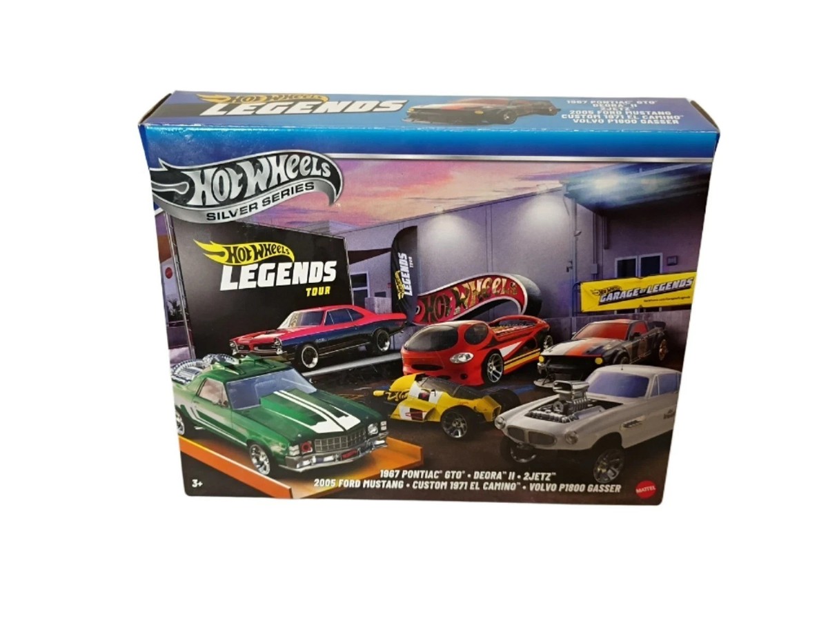 Hot Wheels Silver Series Garage of Legends 2025 6-Pack pontiac gto