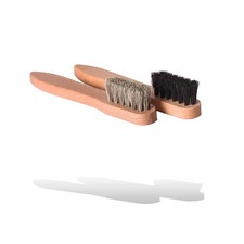 Shoe Polish Applicator Brush Set  Dauber Leather Footwear Creamer  Genuine ...